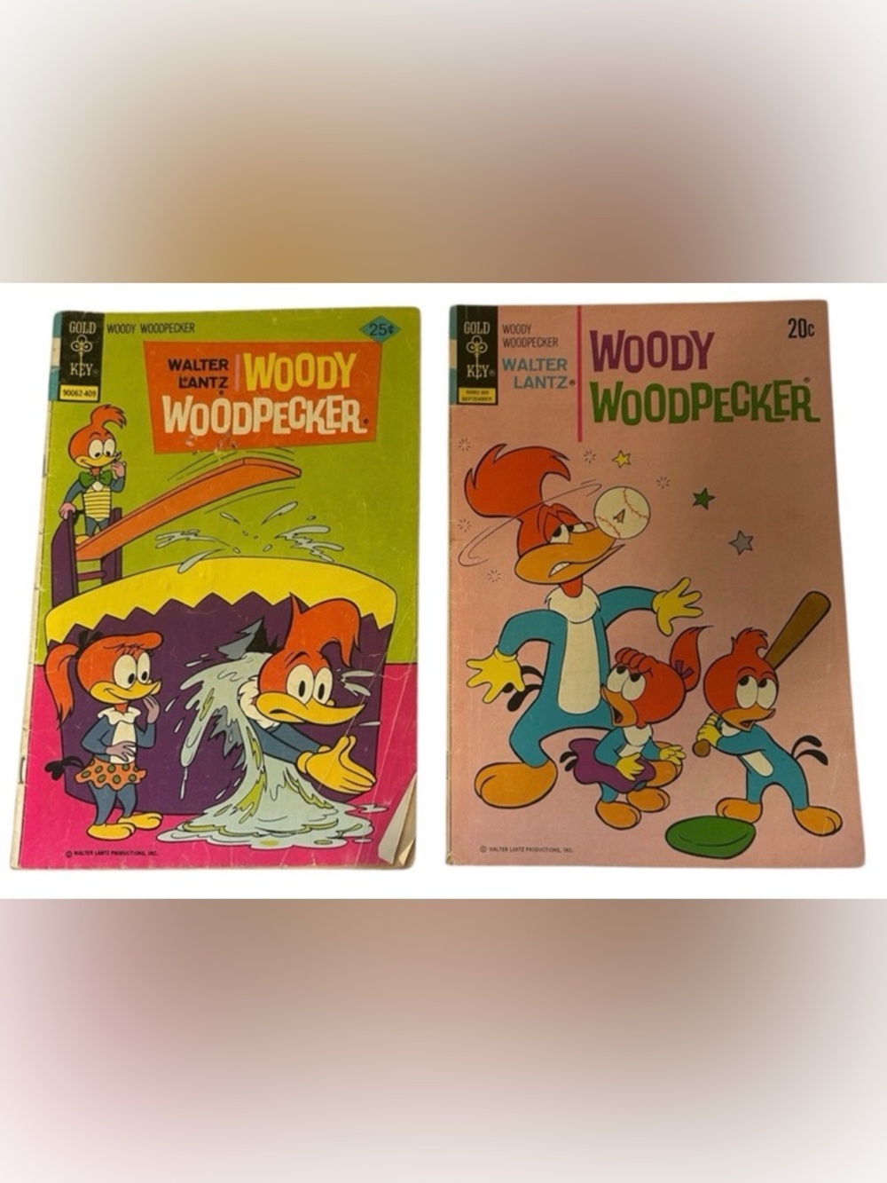 🎉2/$20 VINTAGE 1970S WOODY WOODPECKER COMIC BOOKS